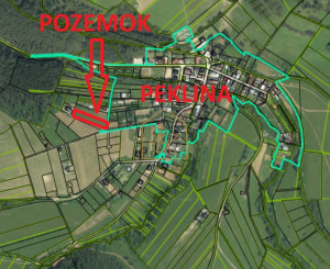 Stavebný pozemok - Dolný Hričov - Peklina - 2108m2
