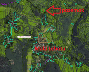 EXKLUZÍVNE - Malá Lehota, rozľahlý pozemok na samote - 16157m2