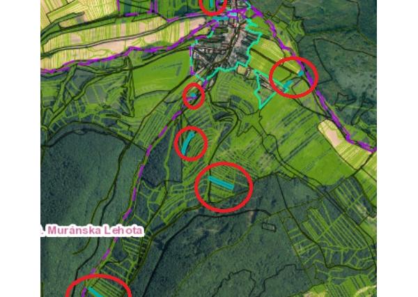 ZNÍŽENÁ CENA - Muránska Lehota - intravilán/extravilán