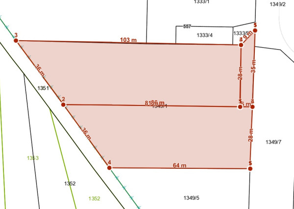 Stavebný pozemok - Pohronský Ruskov - 2733m2