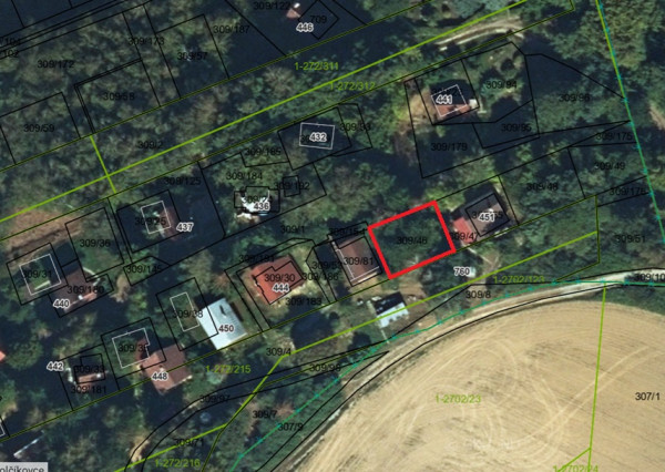 Pozemok na výstavbu rekreačnej chaty - Domaša - Holčíkovce - 200m2