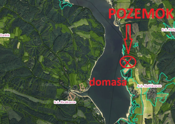 Pozemok na výstavbu rekreačnej chaty - Domaša - Holčíkovce - 200m2