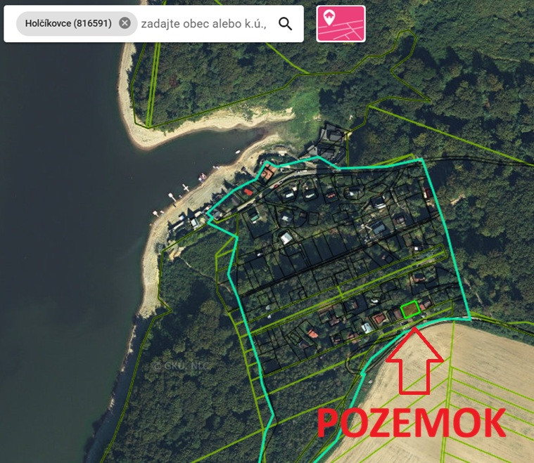 Pozemok na výstavbu rekreačnej chaty - Domaša - Holčíkovce - 200m2