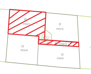 Handlová - záhrada pre chatku - 450m2